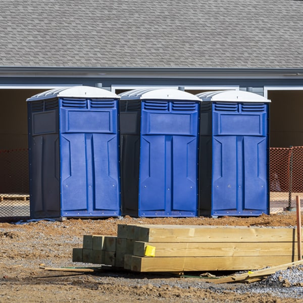 are there different sizes of porta potties available for rent in Polk City IA